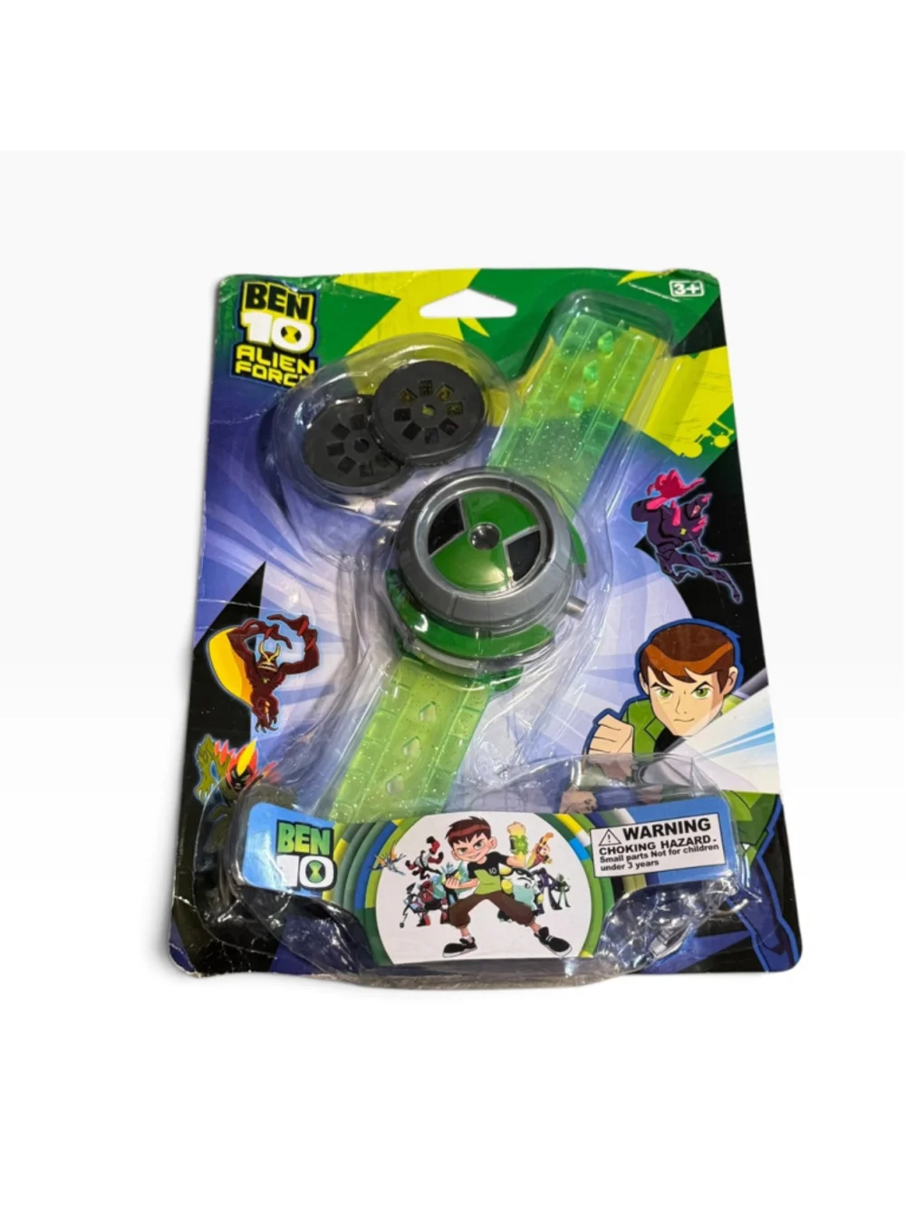 Rare Ben 10 Alien Force Omnitrix Projector Toy One Size Green Grey New